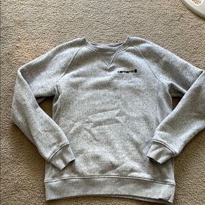 Carhartt Gray Crewneck Sweater Classic Cotton Blend